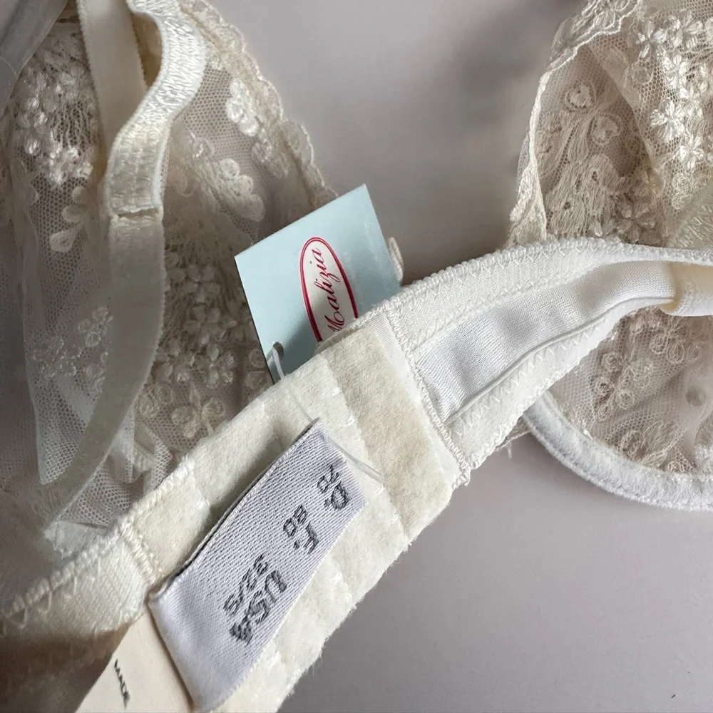 La Perla Vintage Elegant Cream bridal Lace Bra